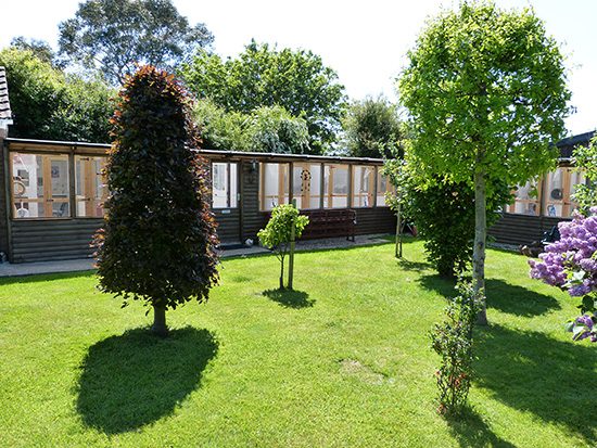 Private garden at Puddy Cats Cattery, Mablethorpe
